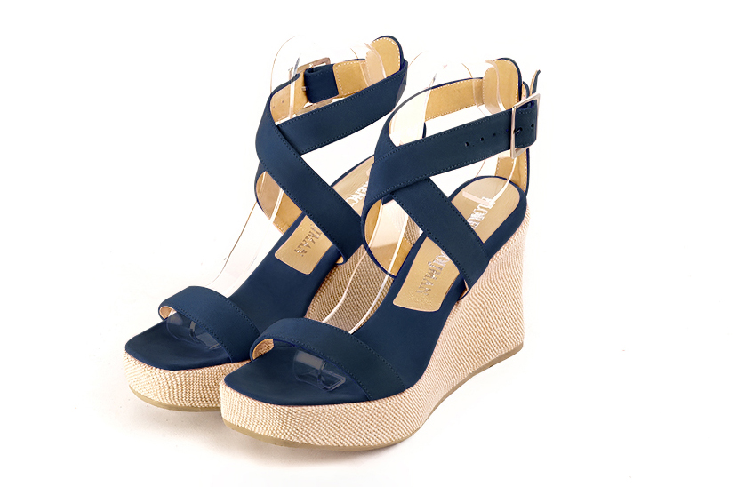 bleu marine dress sandals for women - Florence KOOIJMAN